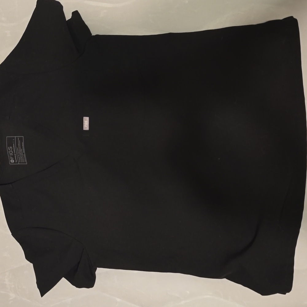 Figs Womens Black Scrub Set Size Large And Large Tall